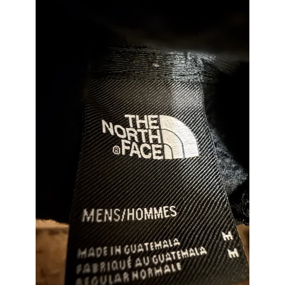 North Face Hoodie Mens Medium Black Spell Out Graphic Full Zip - Picture 3 of 16